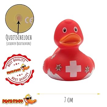 Amazon.co.jp: Rubber Duck Switzerland ゴム製のアヒル